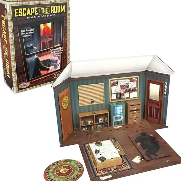 Cheap Thinkfun Escape The Room: Omicidio Di Mafia, Gioco Di Logica Da Tavolo Per Adulti, 13 Giocatori, Eta 14+ Anni Giochi Escape Room Ed Enigmi