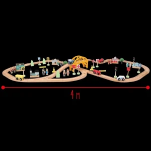 Online Trenino City Veicoli In Legno
