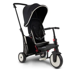 Best Sale Triciclo Pieghevole 6In1 Con Schienale Reclinabile, Maniglione Direzionale Ed Allungabile E Ammortizzatori Brevettati: Smartrike Str3 Per Bambini Dai 10 Mesi Ai 3 Anni Nero Tricicli E Balance Bikes