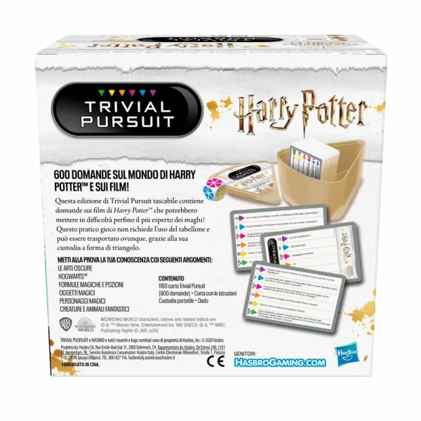 Sale Trivial Pursuit Harry Potter, Sfida Trivial In Versione Compatta Per 2 O Piu Giocatori Giochi Tascabili E Da Viaggio