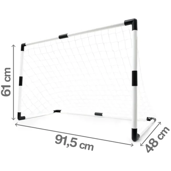 Clearance Twin Soccer Goal Set Giochi Con La Palla