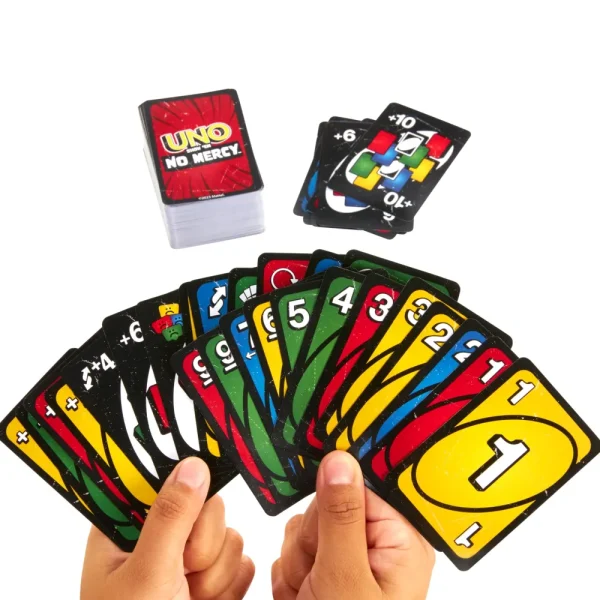 Flash Sale Uno No Mercy La Versione Di Uno Piu Brutale Di Sempre, Con 56 Nuove Carte, Regole Speciali E Carte Azione Spietate Giochi Di Carte