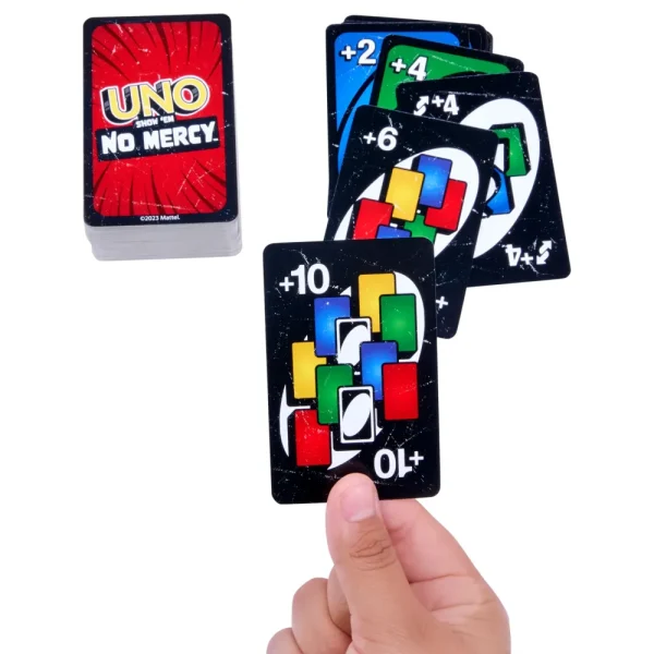 Flash Sale Uno No Mercy La Versione Di Uno Piu Brutale Di Sempre, Con 56 Nuove Carte, Regole Speciali E Carte Azione Spietate Giochi Di Carte