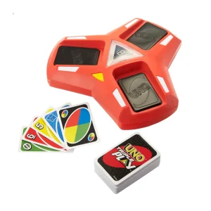 Online Uno Triple Play, Con Porta-Carte Con Luci E Suoni E 112 Carte, Per Ragazzi, Adulti E Bambini 7+ Anni Giochi Di Carte