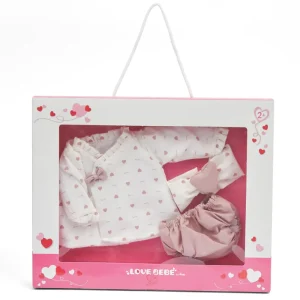 Clearance Vestito Bebe Reborn 45 Cm Con Decorazioni A Cuore Bambolotti