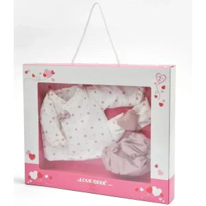 Clearance Vestito Bebe Reborn 45 Cm Con Decorazioni A Cuore Bambolotti