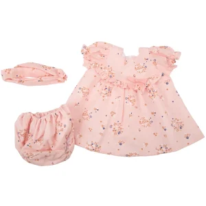 Shop Vestito Bebe Reborn 45 Cm Con Decorazioni Floreali Bambolotti