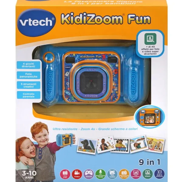 Store Kidizoom Fun 9 In 1, La Fotocamera Digitale Per Ragazzi A Partire Dai 3 Anni! Tablet E Giochi Interattivi