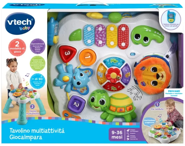 Store Tavolo Multiattivita Giocaimpara Con Tante Attivita Per Sviluppare I Sensi Del Bambino! Giochi Di Apprendimento
