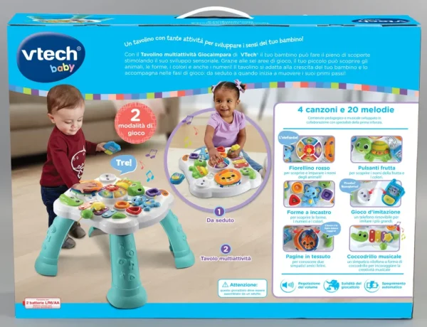 Store Tavolo Multiattivita Giocaimpara Con Tante Attivita Per Sviluppare I Sensi Del Bambino! Giochi Di Apprendimento